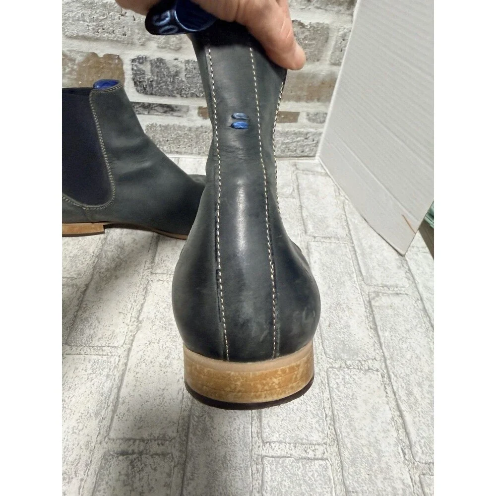 John Fluevog Mens Chelsea Boots Size 12.5 Leather